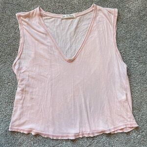 Womens We The Free Blush Pink Cropped Tank- Size XS